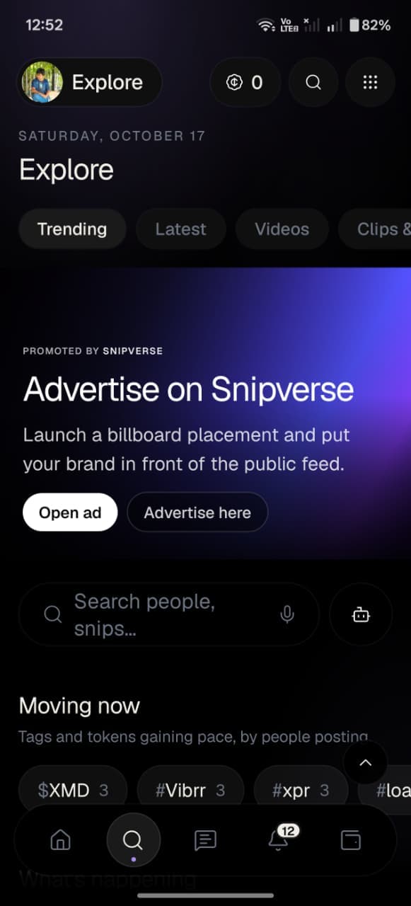Snipverse Mobile App